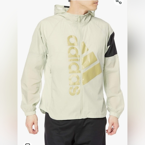 PRICE DROP!!! NWT HALO GREEN ADIDAS WINDBREAKER - Picture 3 of 6